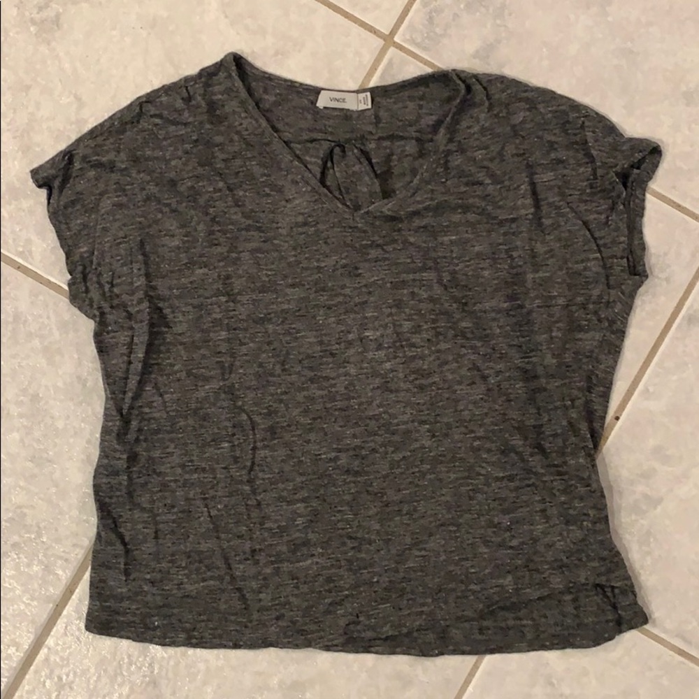 Vince. heathered gray tee